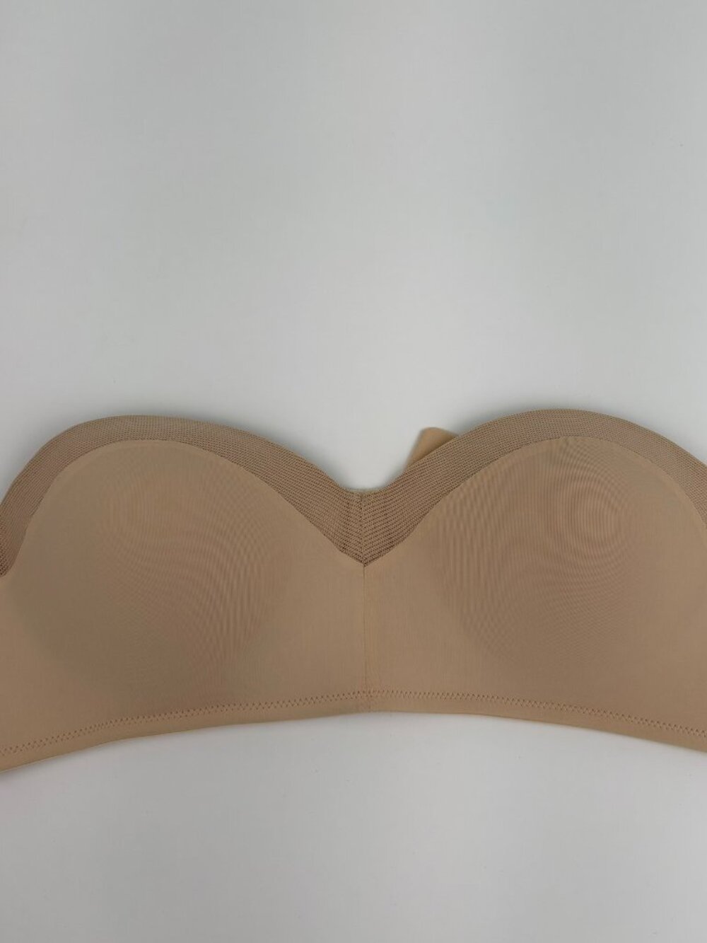 LIVELY The Smooth Strapless Bra Size 36B Nude Beige Wire Contour Multiway